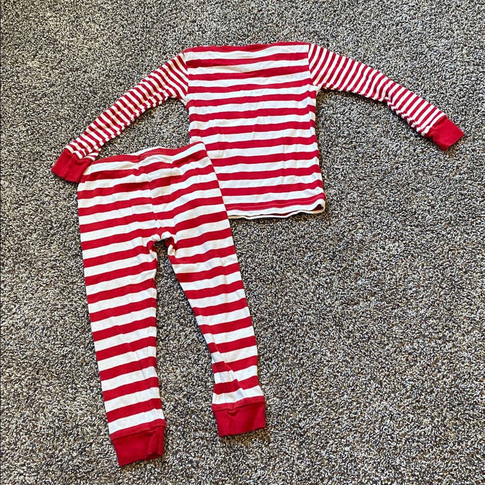 Striped Santa Christmas Pajamas - Picture 2 of 4